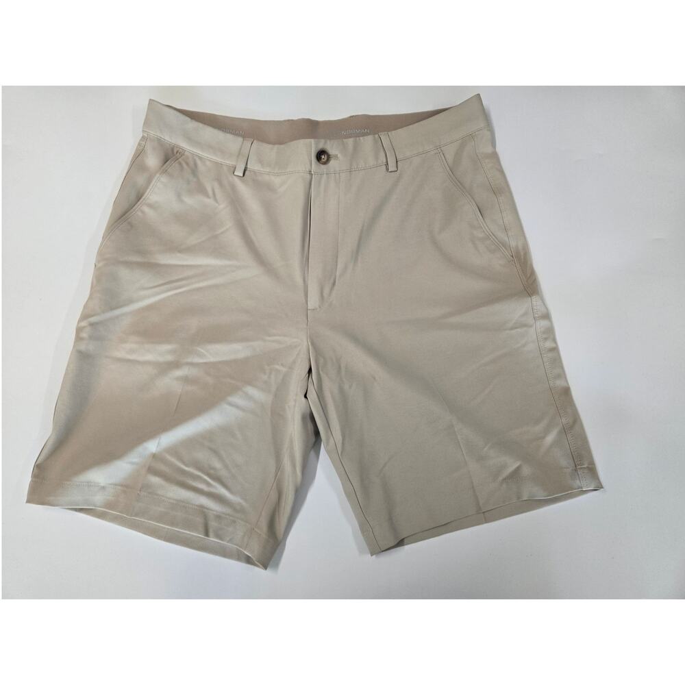 Greg Norman ML75 Microlux Golf Chino Shorts Mens 34 Performance